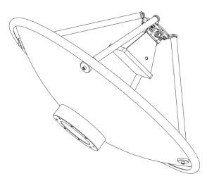 Reflector Antenna | QSR-600-A-228 & QWF-SL-2-18-N-R0.6 m