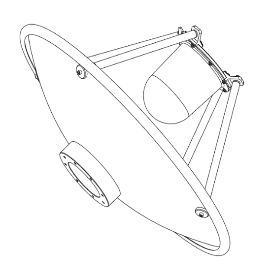 Reflector Antenna | QSR-600-A-228 & QWF-DL-2-18-S-L-R0.6 m