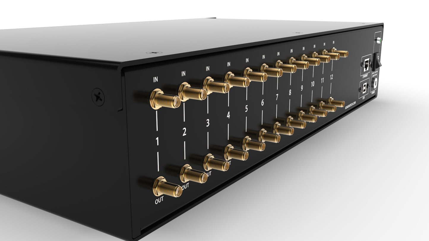Programmable Attenuator; 16 Channel  0.2 -10GHz 120dB