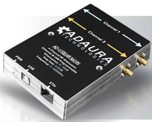 Programmable Attenuator; 2 Channel  0.05-6GHz 95dB