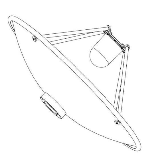 Reflector Antenna | QSR-900-A-337 & QWF-DL-2-18-S-L-R0.9 m