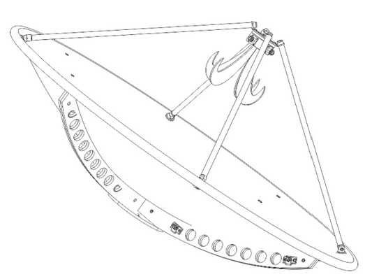 Reflector Antenna | QSR-1200-T4A-457 & QWF-DL-1-18-N-L
